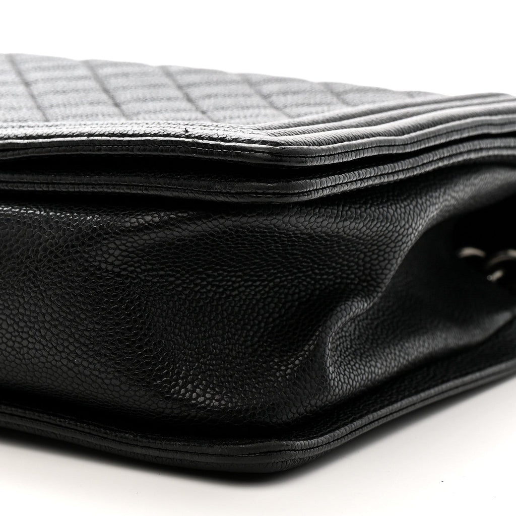 Caviar Quilted New Medium Boy Flap Black wholesalehk.shop