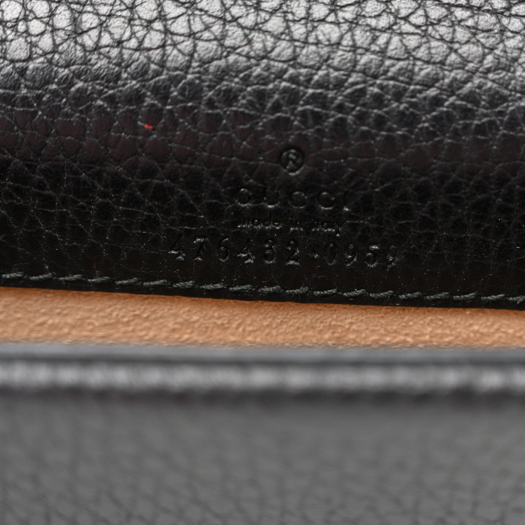 Calfskin Super Mini Dionysus Shoulder Bag Black wholesalehk.shop