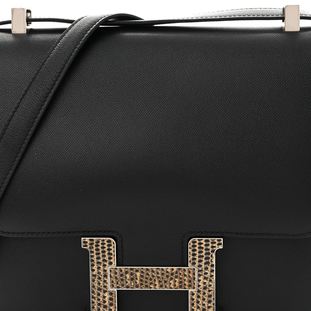 Madame Calfskin Lizard Constance 24 Black Ombre £¨ Direct shipment via from wholesalehk.shop