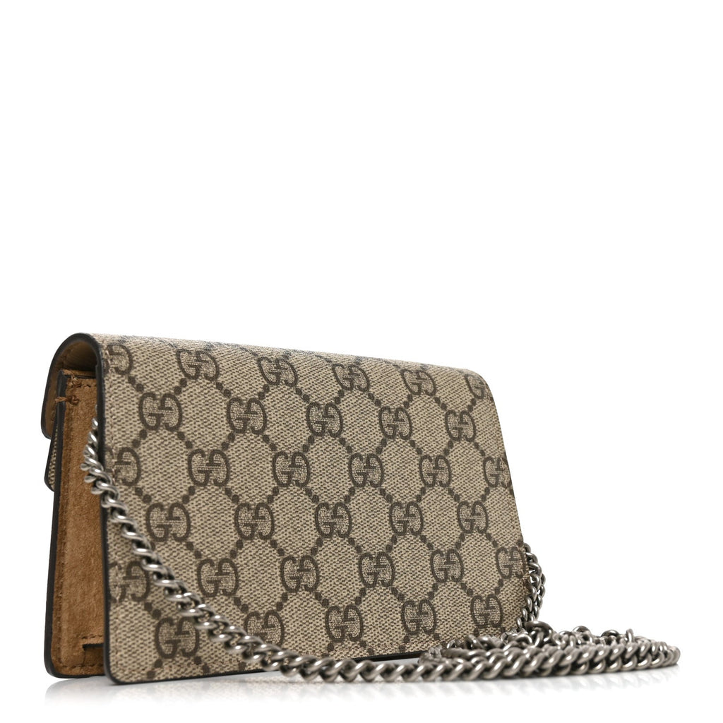 GG Supreme Monogram Super Mini Dionysus Shoulder Bag Taupe wholesalehk.shop
