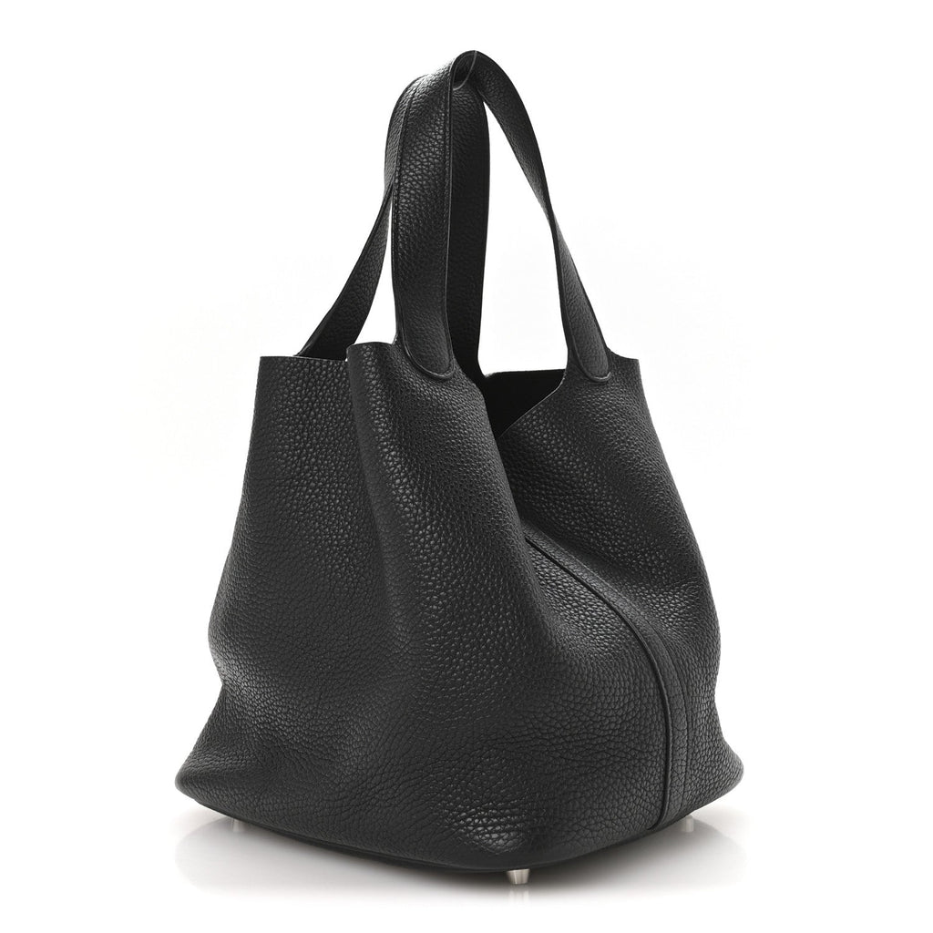Taurillon Clemence Picotin Lock 22 MM Black £¨ Direct shipment via from wholesalehk.shop