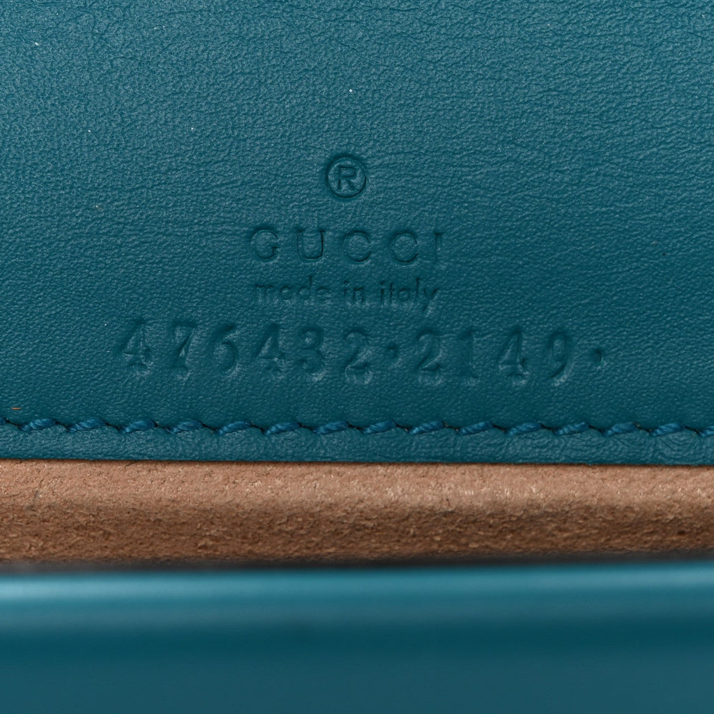 Velvet Super Mini Dionysus Shoulder Bag Pavone Cyan wholesalehk.shop