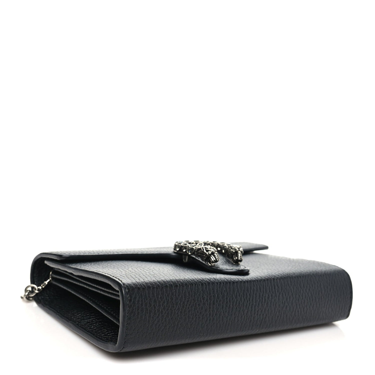 Calfskin Mini Dionysus Chain Wallet Black wholesalehk.shop