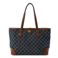 New Denim GG Monogram Medium Ophidia Shopping Tote Blue Tea Cuir wholesalehk.shop
