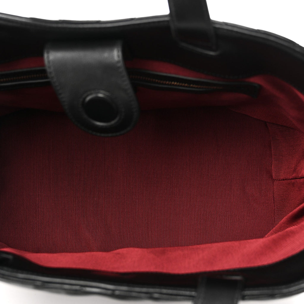 Lambskin Matelasse Medium GG Betty Tote Bag Black wholesalehk.shop