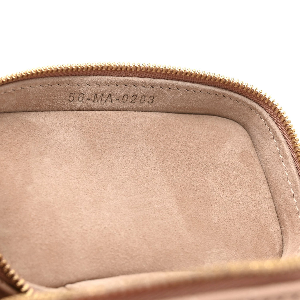 Lambskin Cannage Micro Lady Dior Vanity Case Rose Des Vents wholesalehk.shop