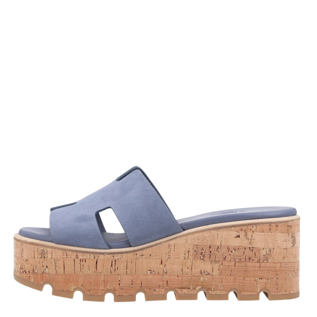 Suede Goatskin Cork Eze 30 Sandals 38 Bleu Grignon wholesalehk.shop