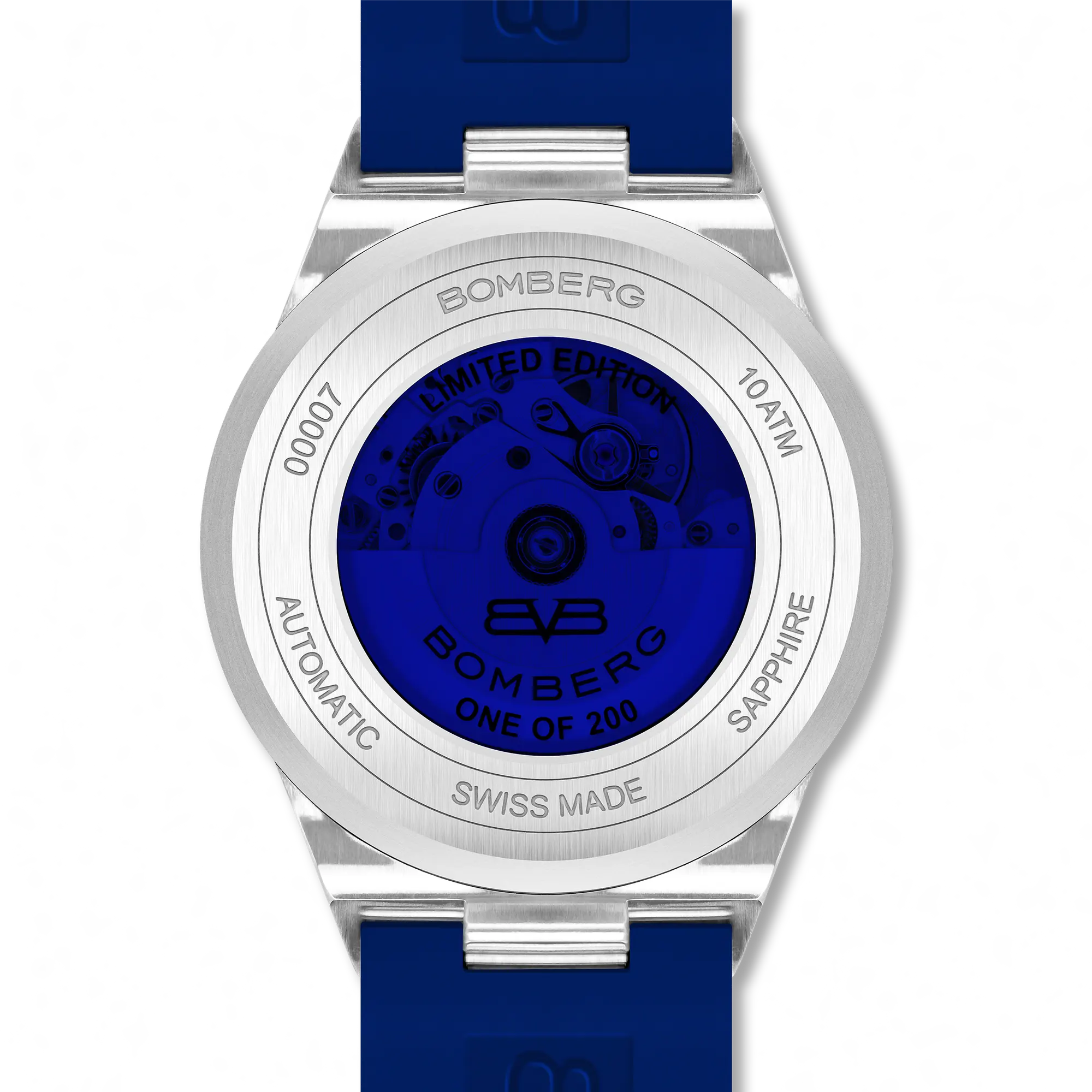 Bomberg Men's Majestic Blue Automatic Watch wholesalehk.shop