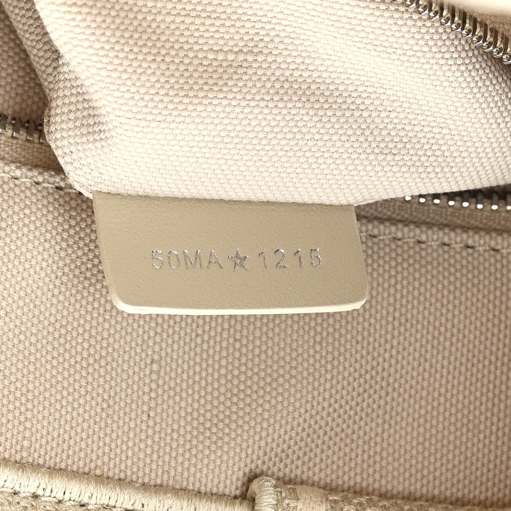 Canvas Embroidered Medium Book Tote With Strap Beige Pink Black £¨ Direct shipment via from wholesalehk.shop