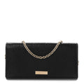 Guccissima Margaux Calfskin Metal Bar Chain Wallet Black £¨ Direct shipment via from wholesalehk.shop