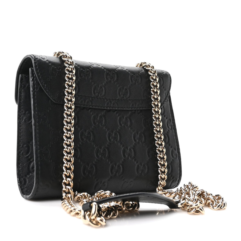 Guccissima Mini Emily Shoulder Bag Black £¨ Direct shipment via from wholesalehk.shop