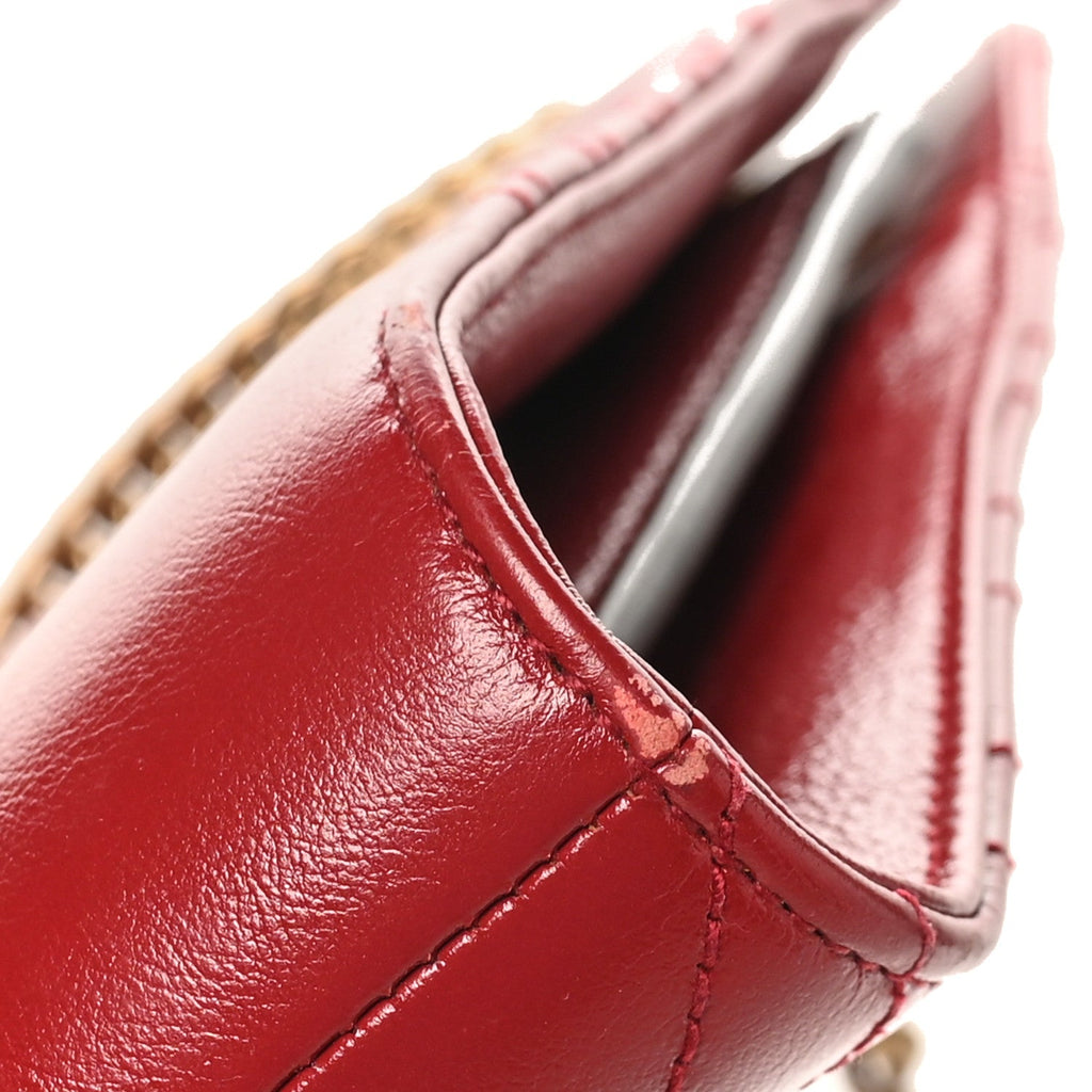 Azalea Calfskin Matelasse Heart Medium GG Marmont Slim Shoulder Bag Romantic Cerise wholesalehk.shop