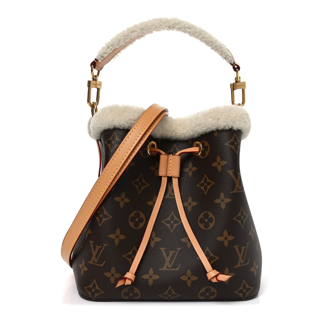 Monogram Shearling Cozygram Neonoe BB £¨ Direct shipment via from wholesalehk.shop