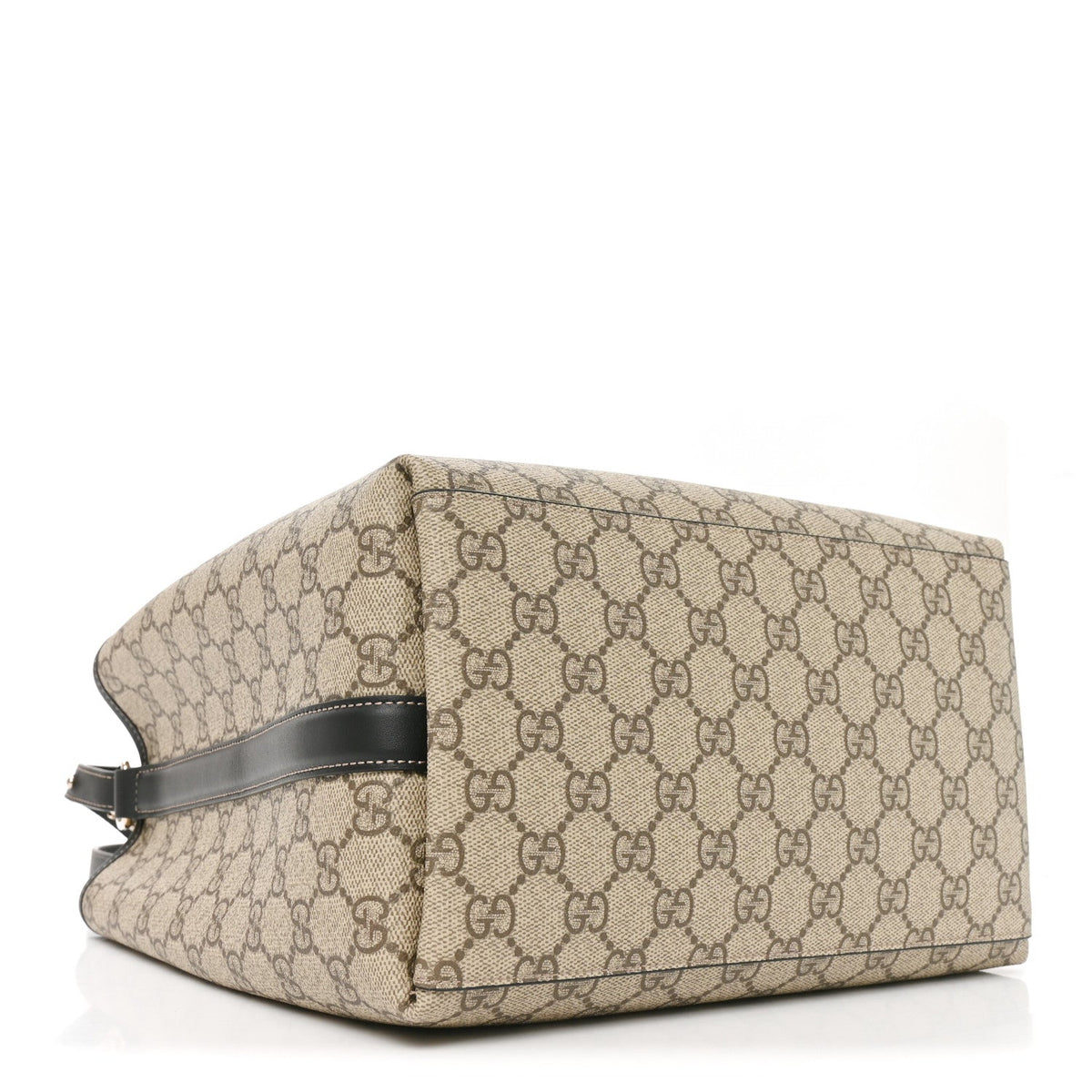 GG Supreme Monogram Medium Emblem Bucket Bag Beige Dark Brown Black wholesalehk.shop