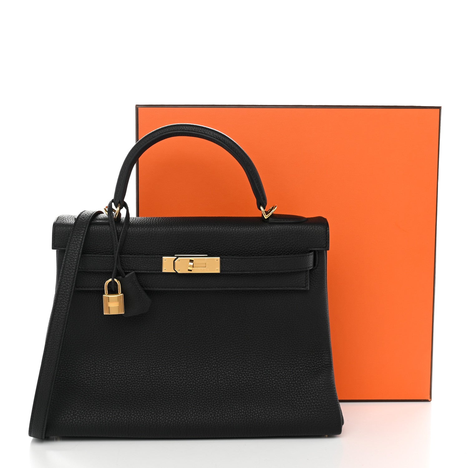 Togo Kelly Retourne 32 Black £¨ Direct shipment via from wholesalehk.shop