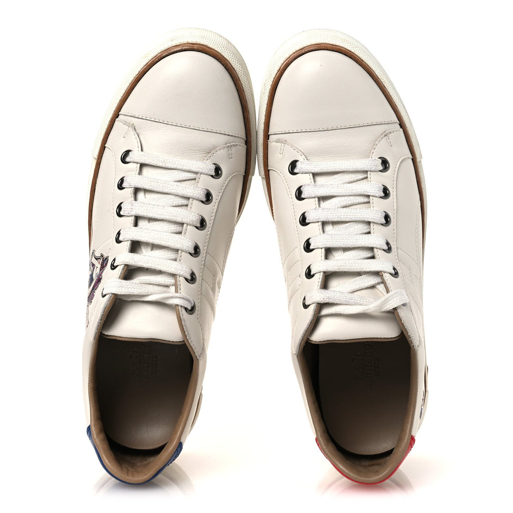 Calfskin Pegase Pop Polo Sneakers 38 Multicolor White wholesalehk.shop