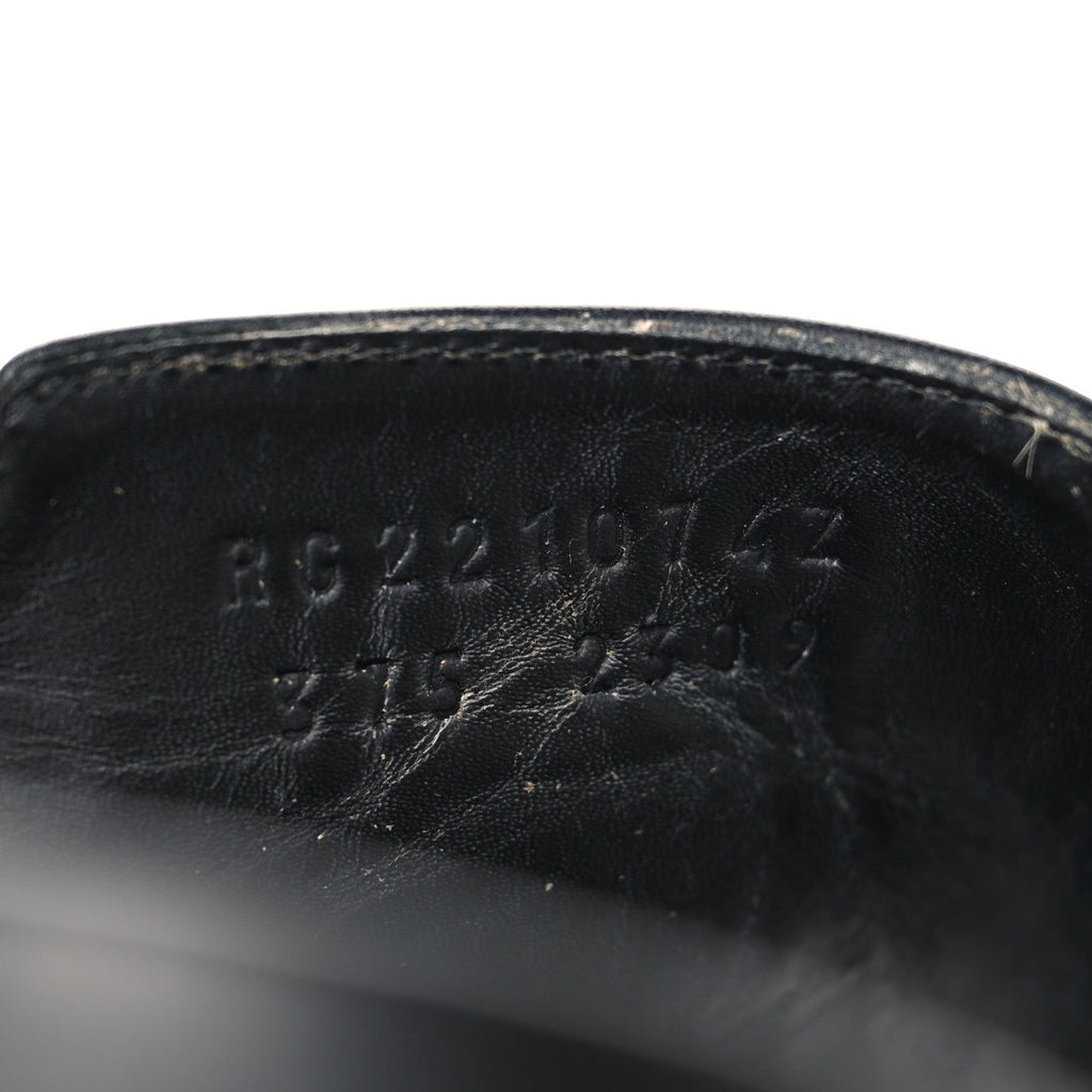 Calfskin Womens Empire Sandals 37.5 Black wholesalehk.shop