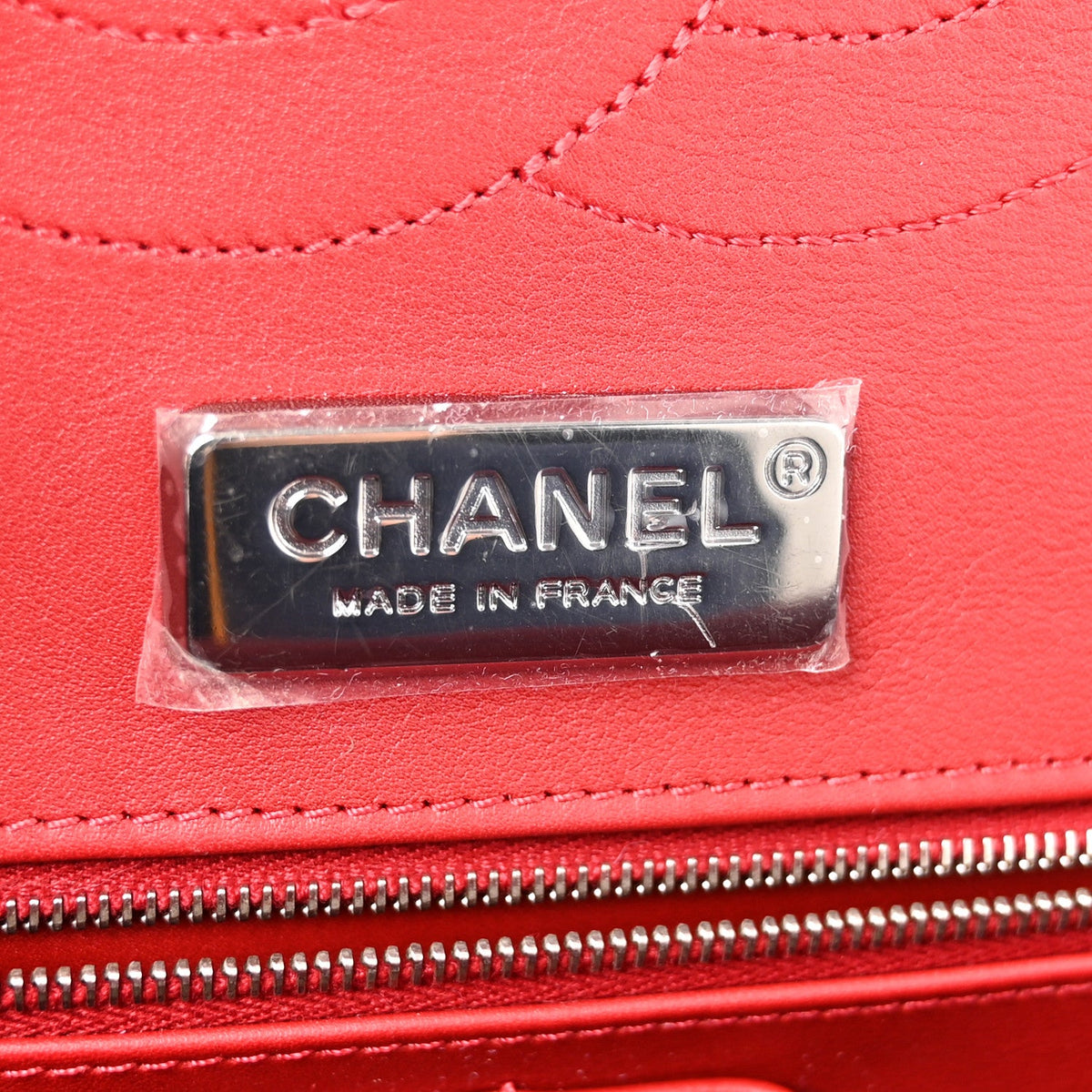 Snakeskin Jumbo Double Flap Red wholesalehk.shop