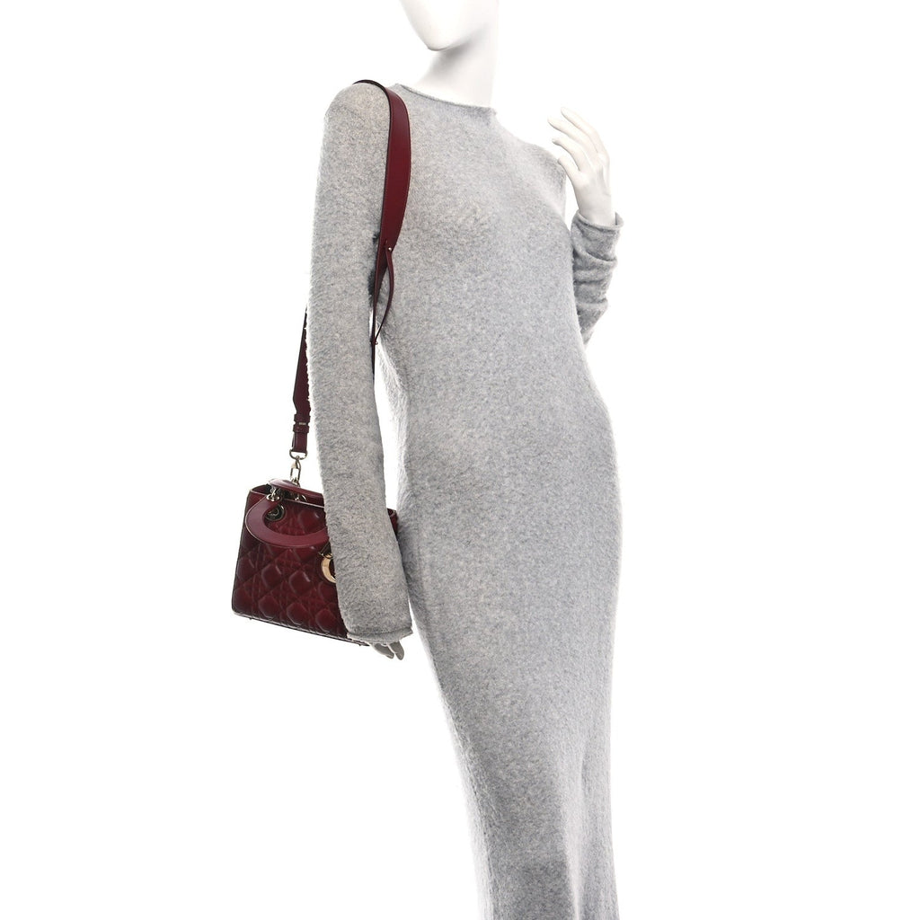Lambskin Cannage Small My ABCDior Lady Bordeaux wholesalehk.shop