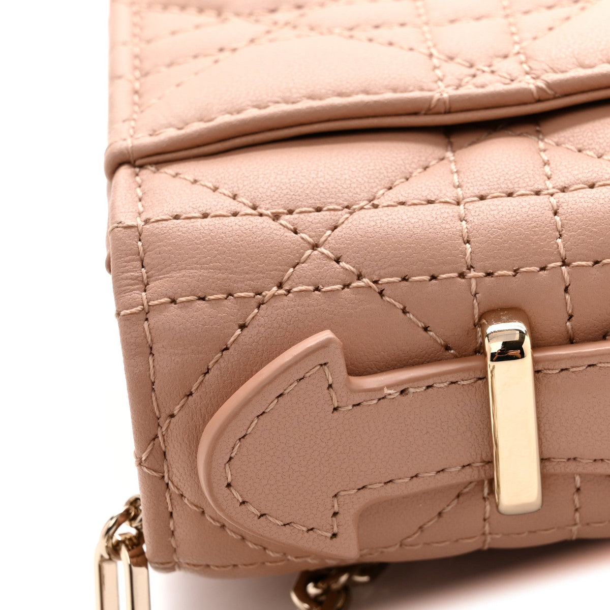 Lambskin Cannage Mini My Dior Bag Rose Des Vents wholesalehk.shop