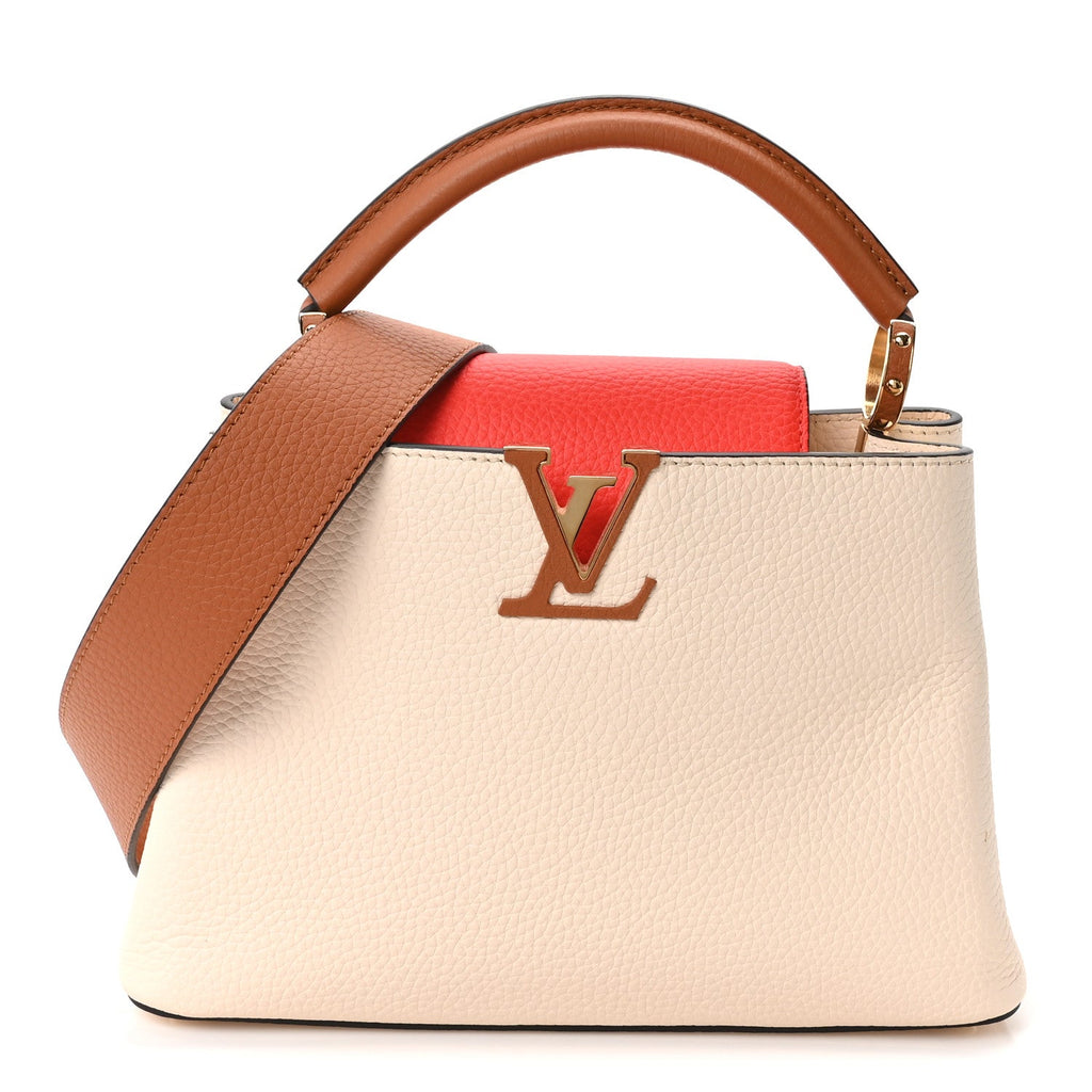 Taurillon Capucines BB Vanilla Light Beige Sienna Brown Tonic Orange £¨ Direct shipment via from wholesalehk.shop