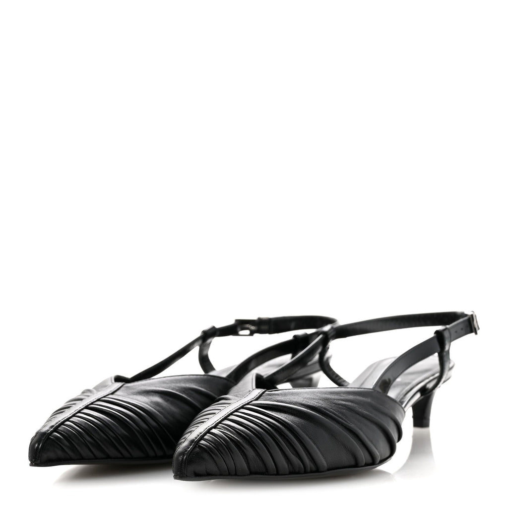 Calfskin Allure D'Orsay Slingback Pump 37.5 Black £¨ Direct shipment via from wholesalehk.shop