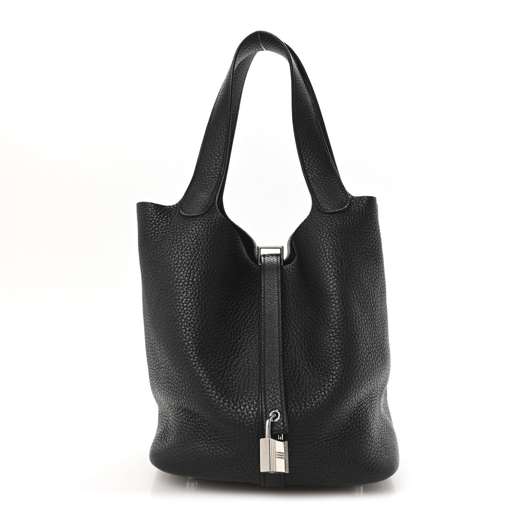 Taurillon Clemence Picotin Lock 22 MM Black £¨ Direct shipment via from wholesalehk.shop