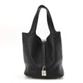 Taurillon Clemence Picotin Lock 22 MM Black £¨ Direct shipment via from wholesalehk.shop