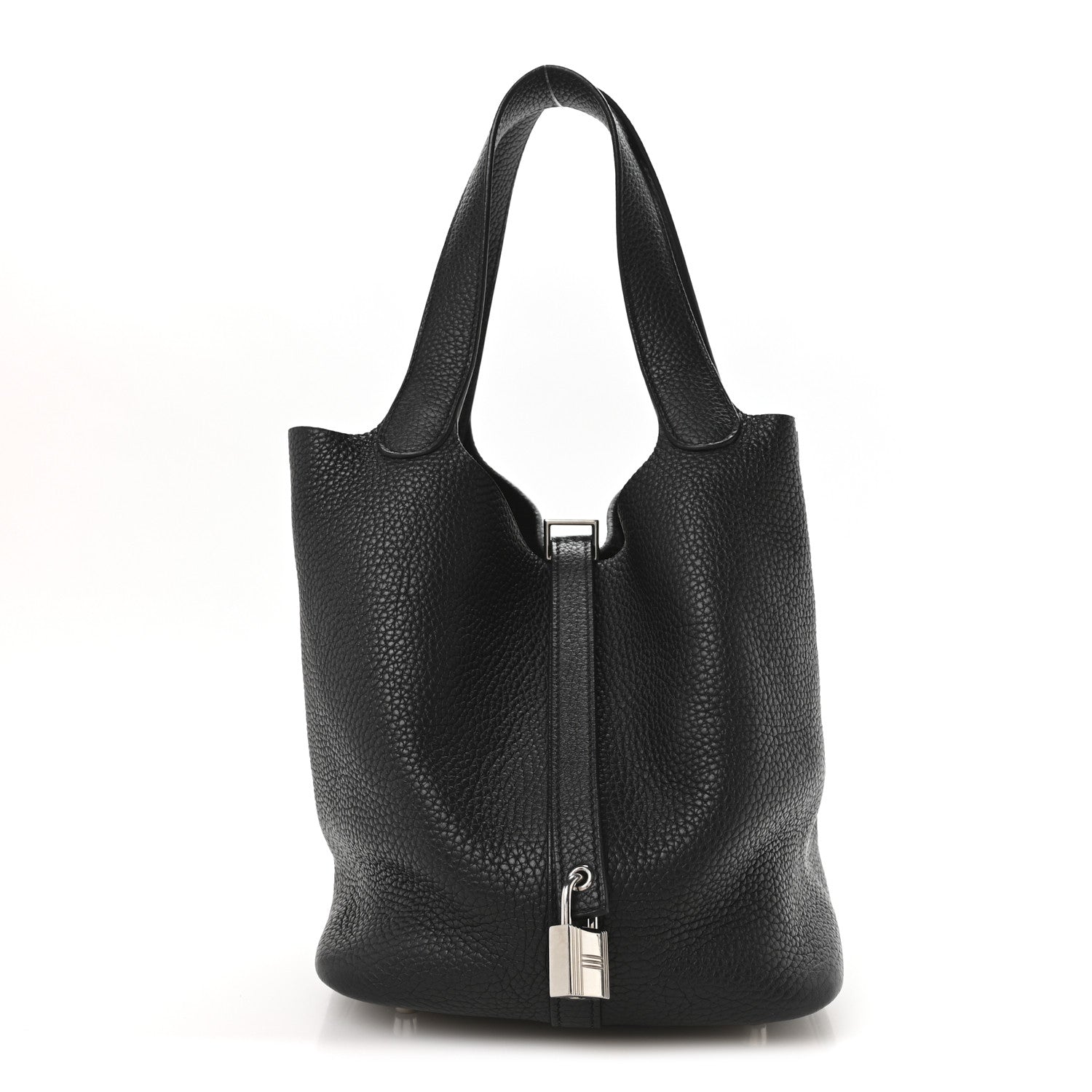 Taurillon Clemence Picotin Lock 22 MM Black £¨ Direct shipment via from wholesalehk.shop