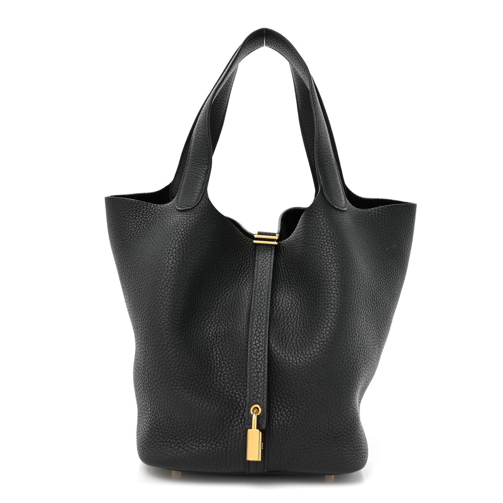 Taurillon Clemence Picotin Lock 22 MM Black £¨ Direct shipment via from wholesalehk.shop