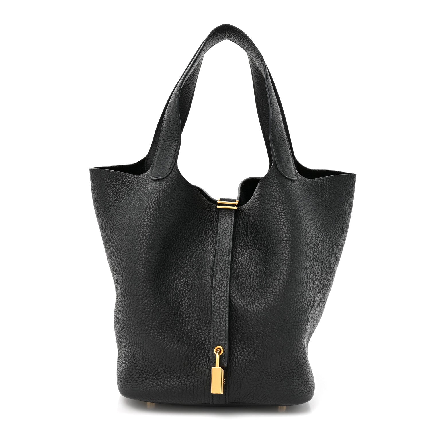 Taurillon Clemence Picotin Lock 22 MM Black £¨ Direct shipment via from wholesalehk.shop