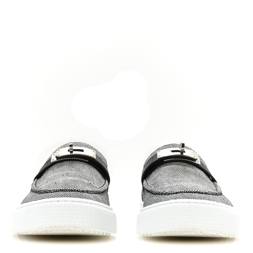 Toile De Coton Calfskin Game Slip On Sneakers 42.5 Prunoir Black wholesalehk.shop