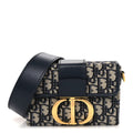 Oblique 30 Montaigne Box Bag Blue wholesalehk.shop