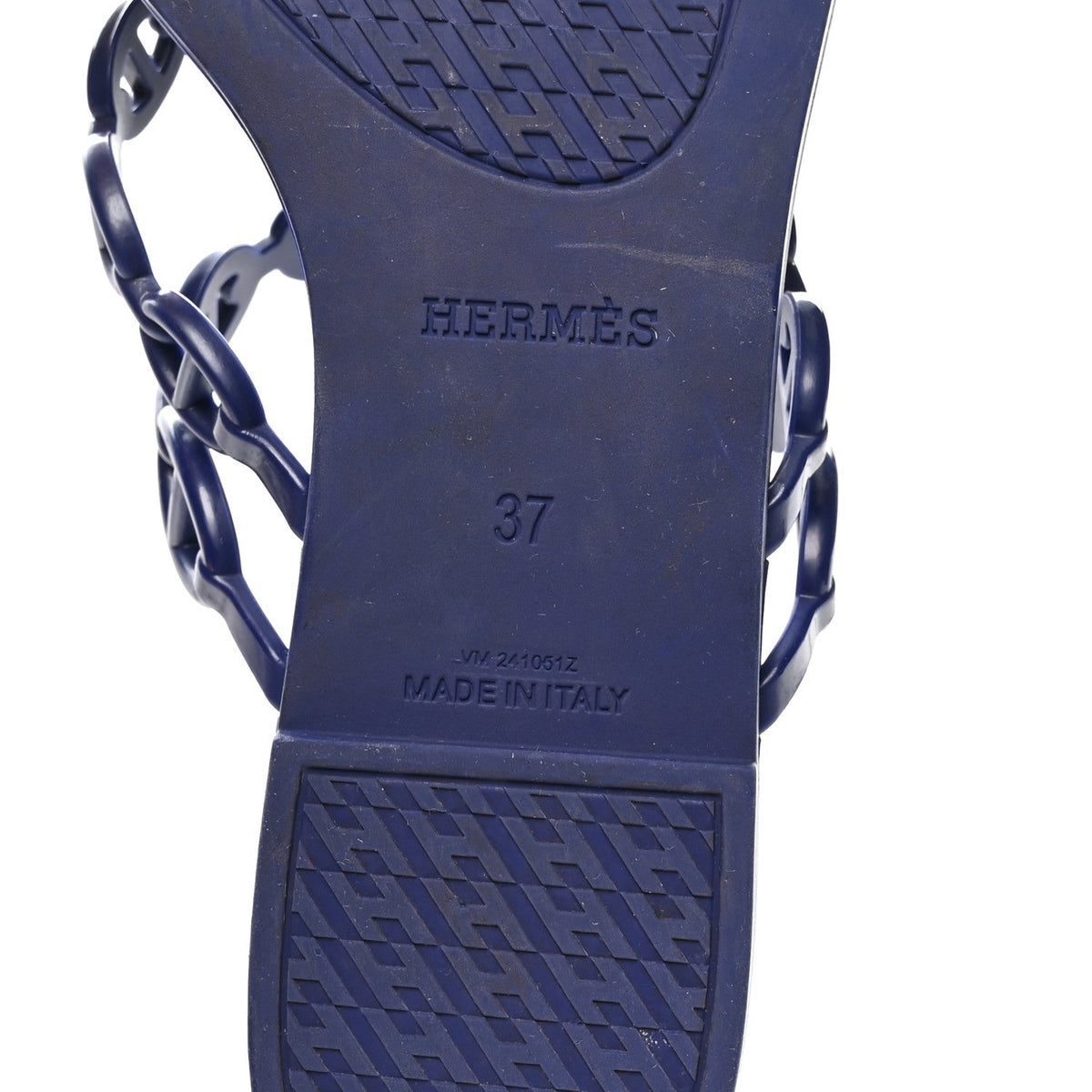 Rubber Chaine d'Ancre Island Sandals 37 Bleu Smalt wholesalehk.shop