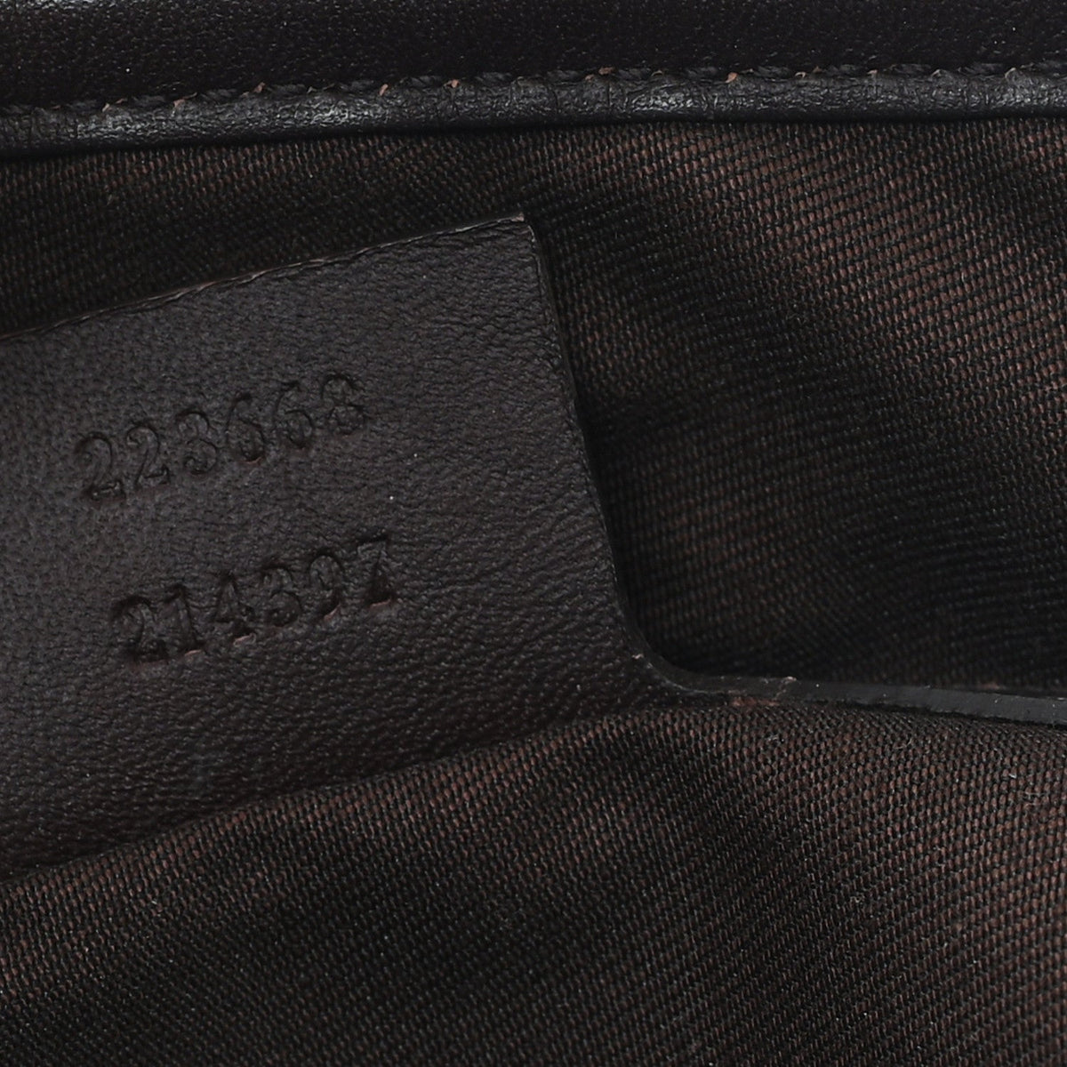GG Plus Monogram Joy Vertical Tote Dark Brown wholesalehk.shop