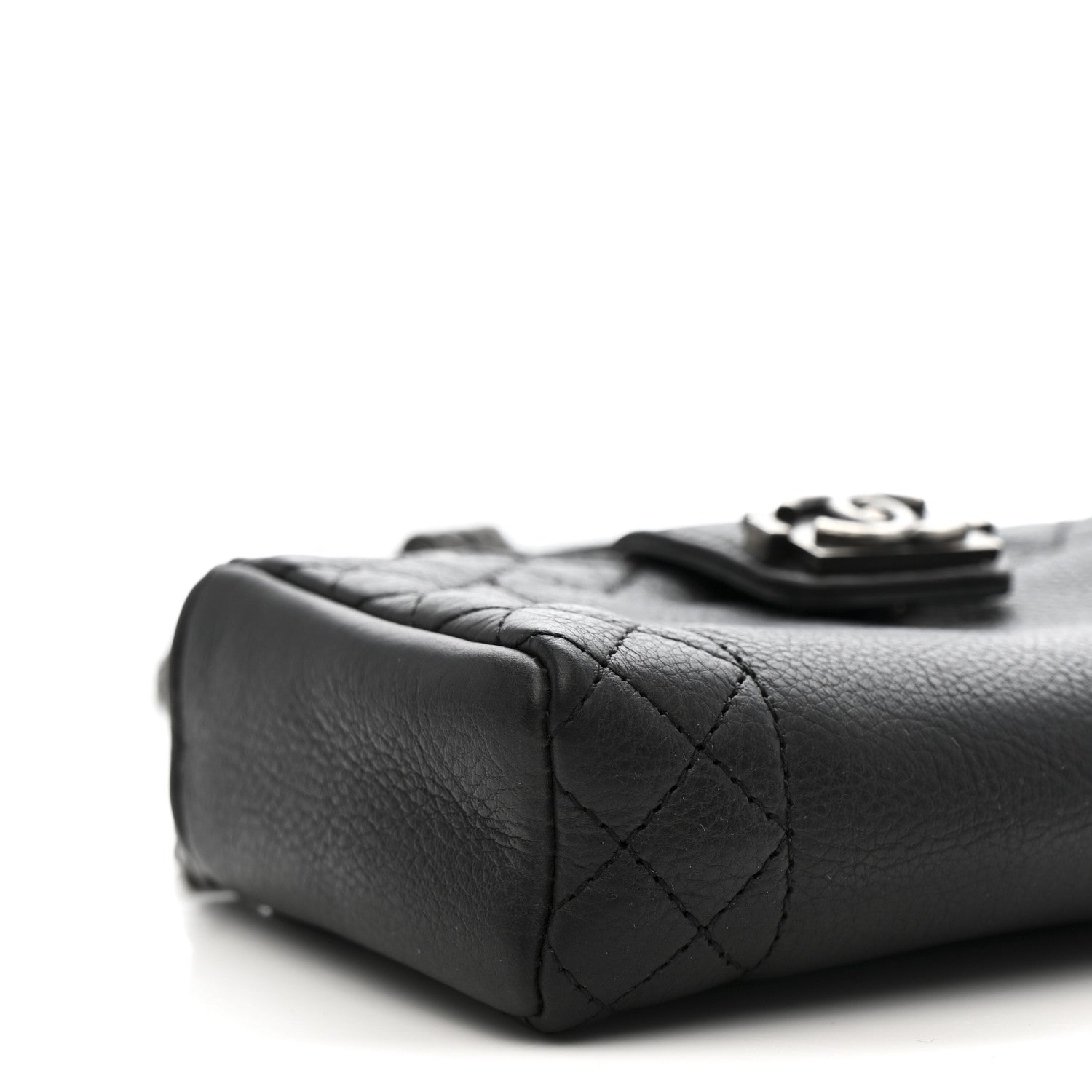 Calfskin Boy Reverso Mini Pochette Black wholesalehk.shop