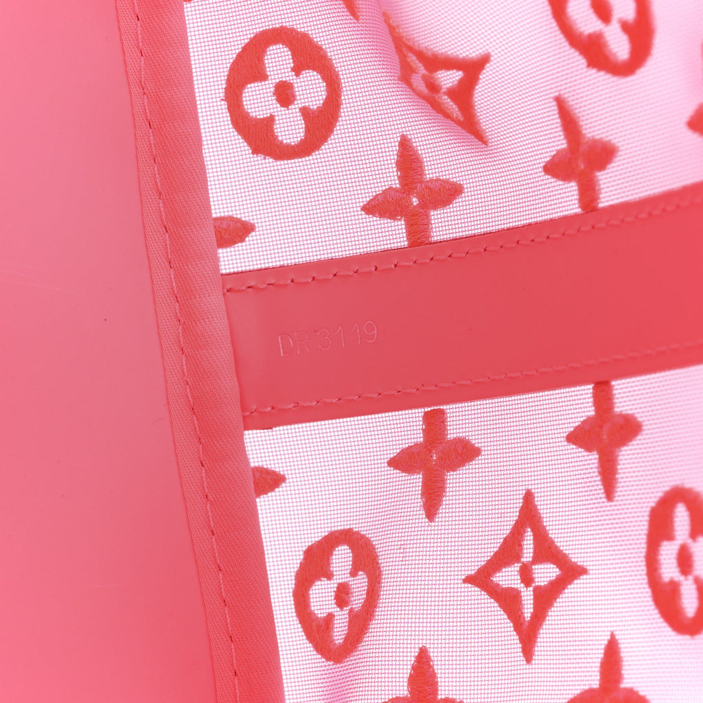 Monogram Fluo See Through Keepall Bandouliere 50 Rose wholesalehk.shop