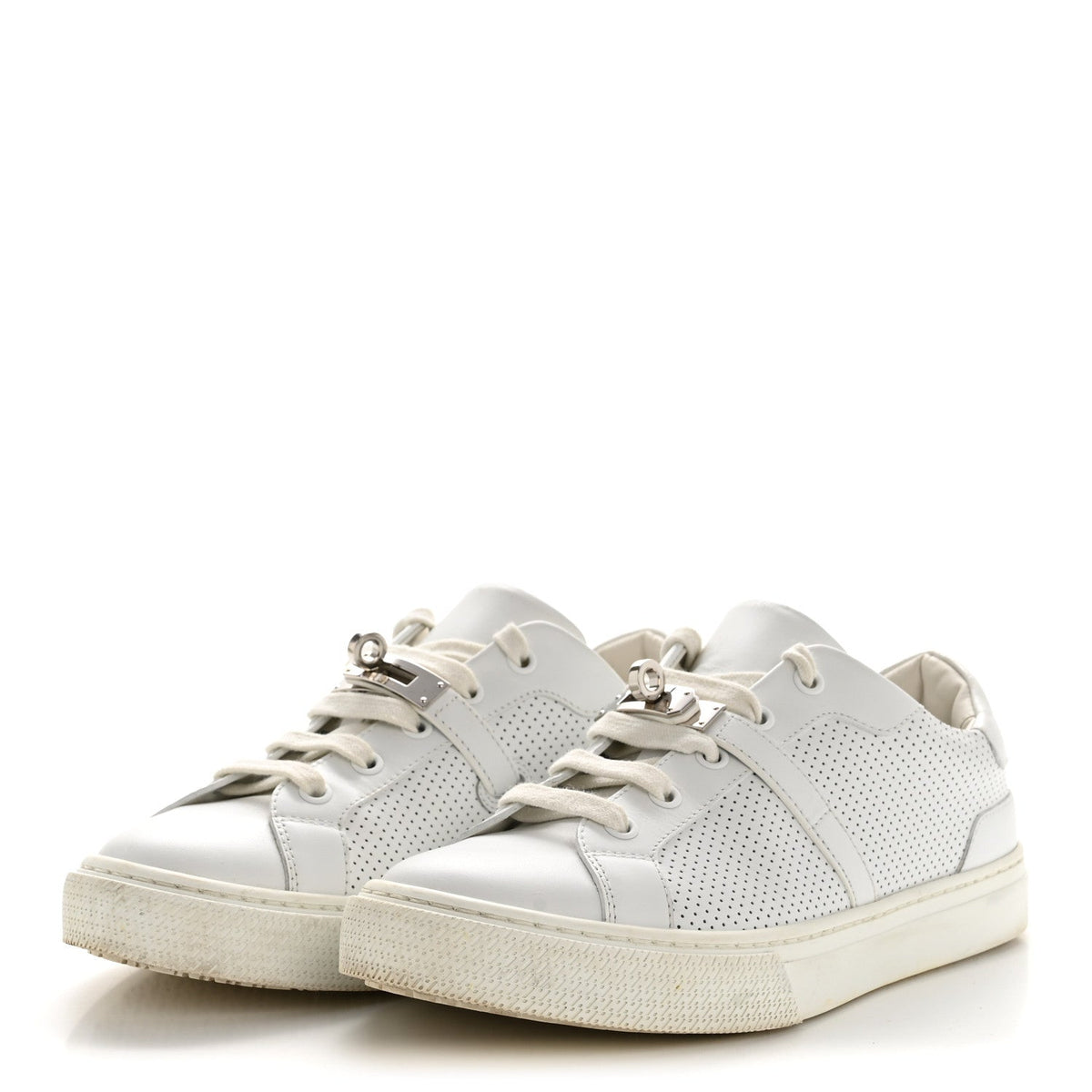 Calfskin Day Sneakers 37 White wholesalehk.shop