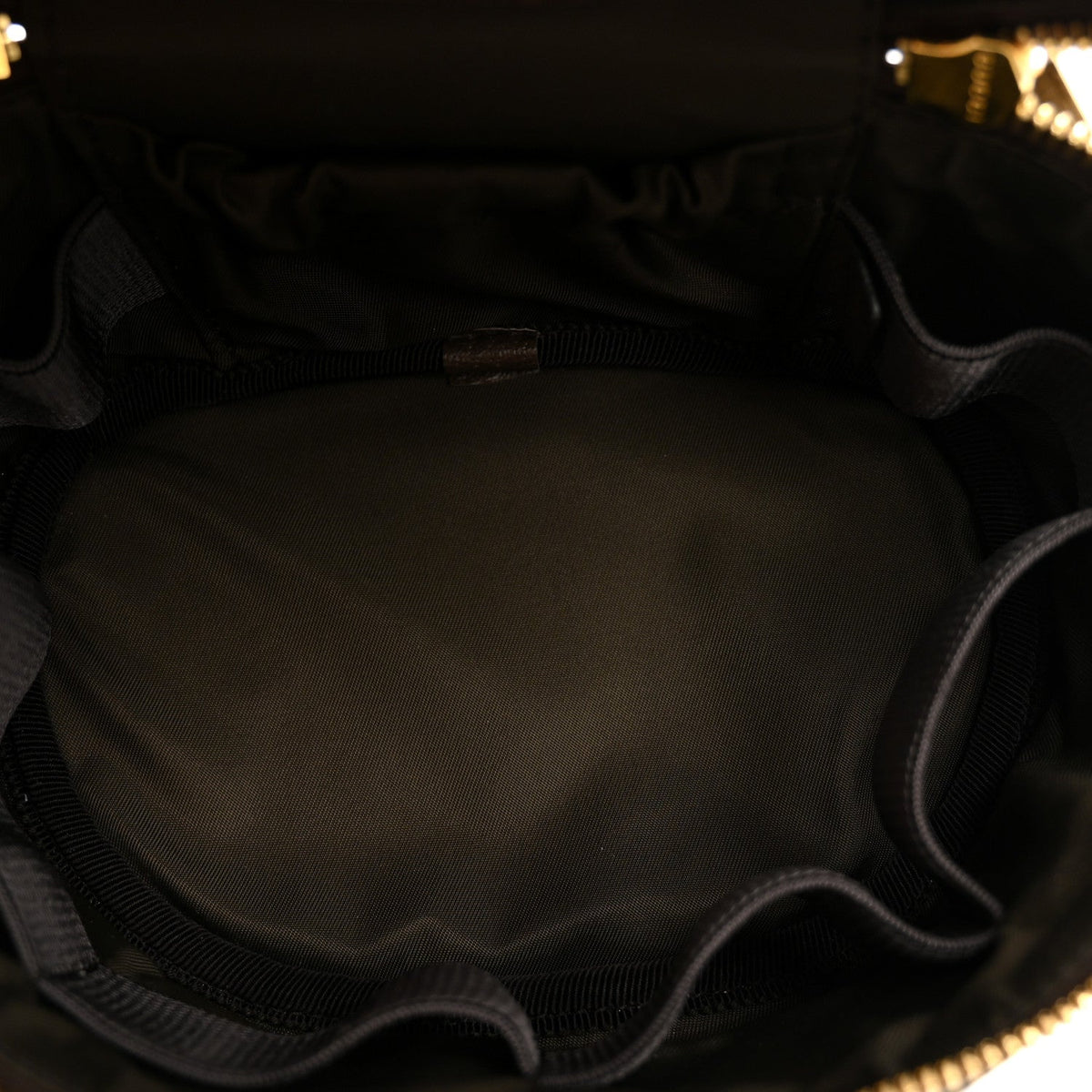 GG Supreme Monogram Textured Calfskin Web Ophidia Vanity Cosmetic Case Beige Ebony New Acero wholesalehk.shop