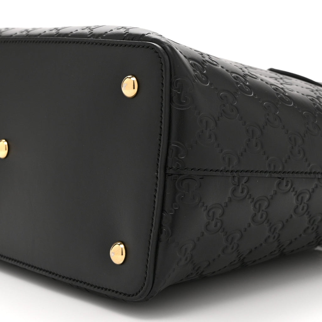 Guccissima Linea A Foldover Tote Black £¨ Direct shipment via from wholesalehk.shop