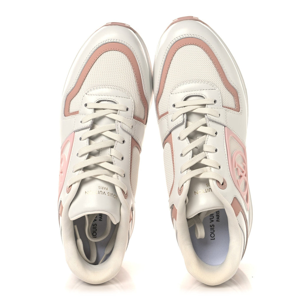Calfskin Neo Run Away Sneakers 39 White Pink £¨ Direct shipment via from wholesalehk.shop