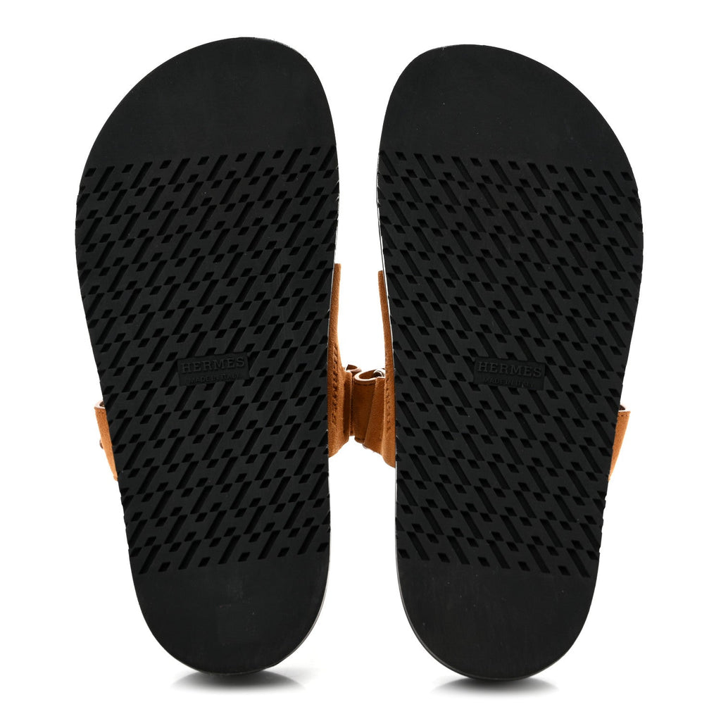 Suede Goatskin Womens Chypre Sandals 38 Naturel wholesalehk.shop