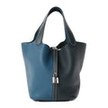 Taurillon Clemence Casaque Picotin Lock 22 MM Vert Bosphore Deep Bleu £¨ Direct shipment via from wholesalehk.shop