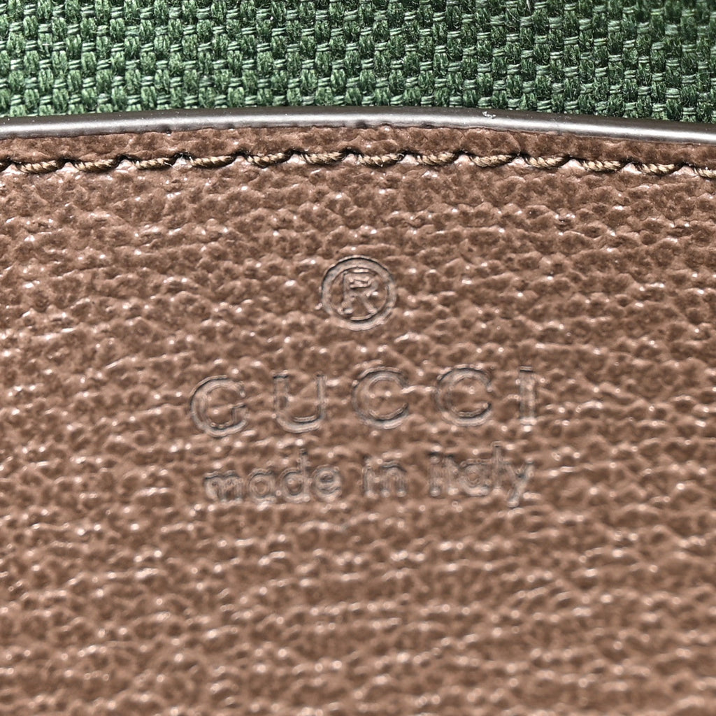 GG Supreme Monogram Textured Dollar Calfskin Web Mini Ophidia Shoulder Bag Beige Ebony New Acero wholesalehk.shop