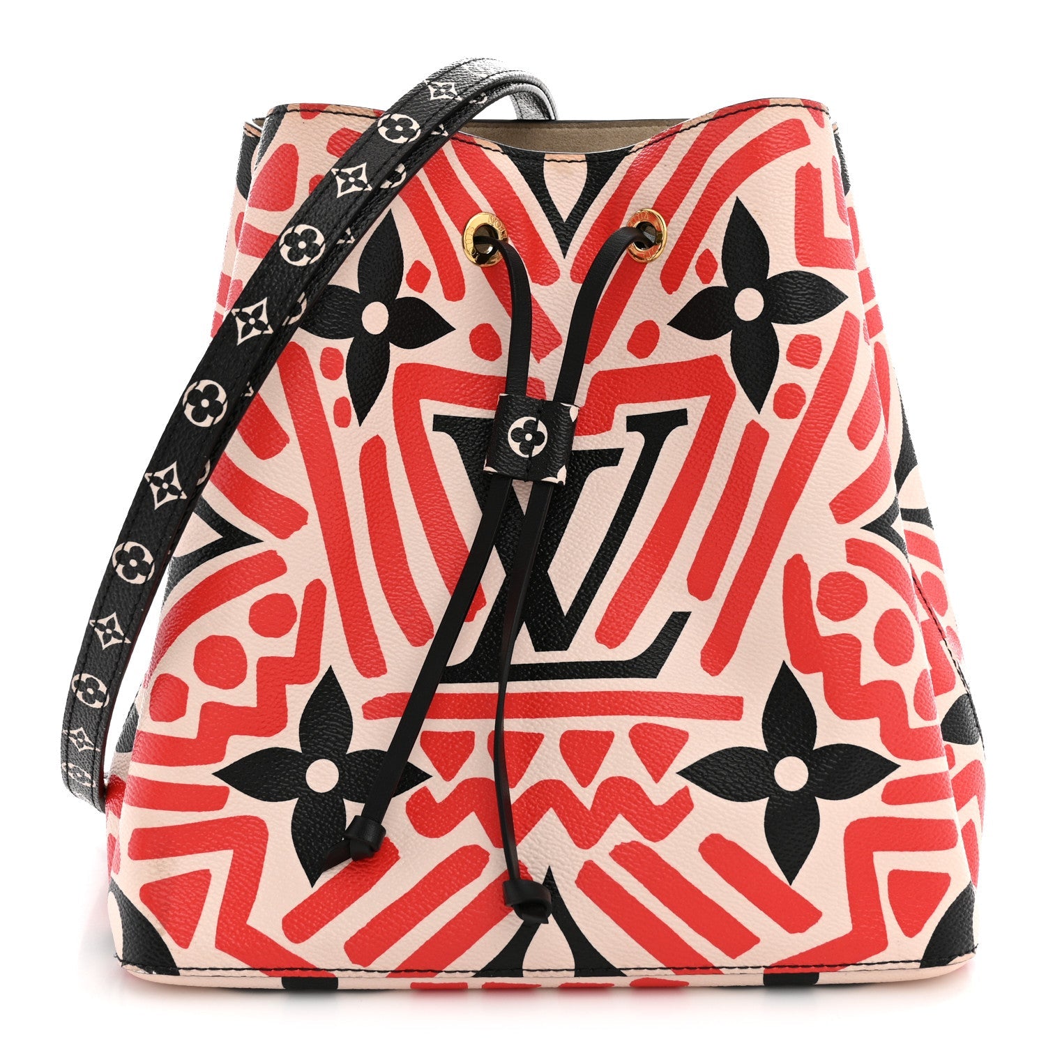 Monogram Giant Crafty NeoNoe MM Creme Rouge Black £¨ Direct shipment via from wholesalehk.shop