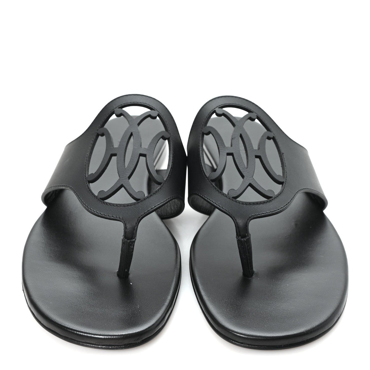Calfskin Womens Mage Sandals 39 Black wholesalehk.shop