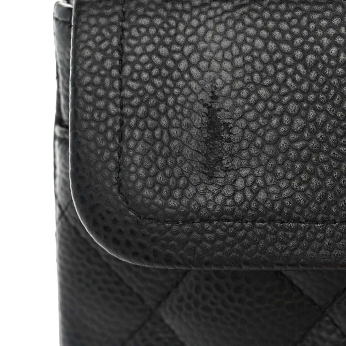 Caviar Quilted Small Double Flap Black wholesalehk.shop