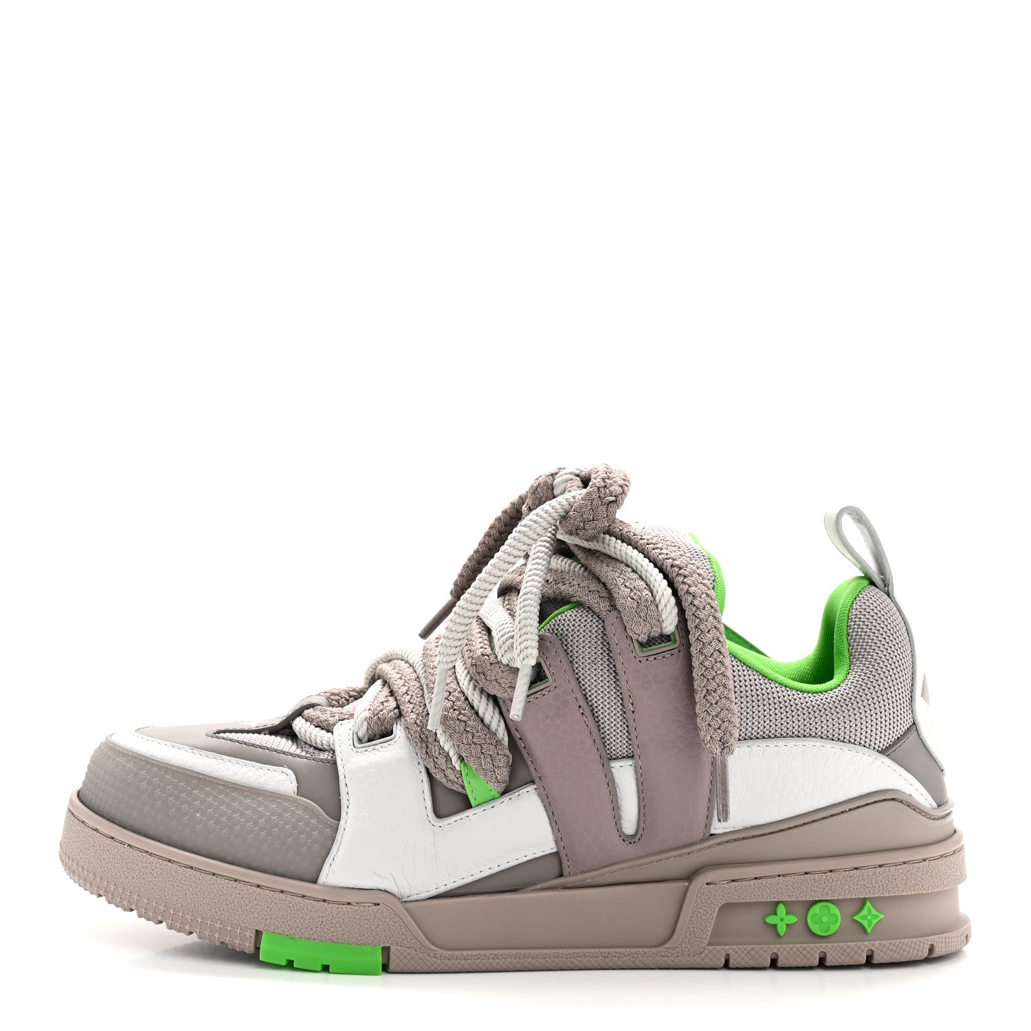 Calfskin Mens LV Skate Sneaker 9 Grey Green £¨ Direct shipment via from wholesalehk.shop