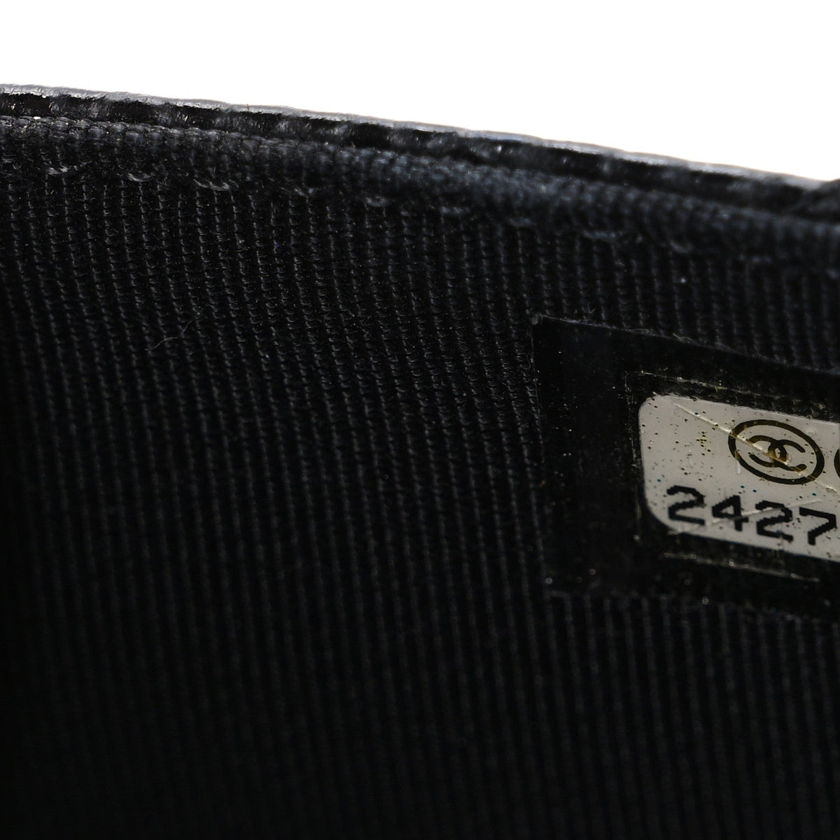 Caviar Quilted Wallet On Chain WOC Black wholesalehk.shop
