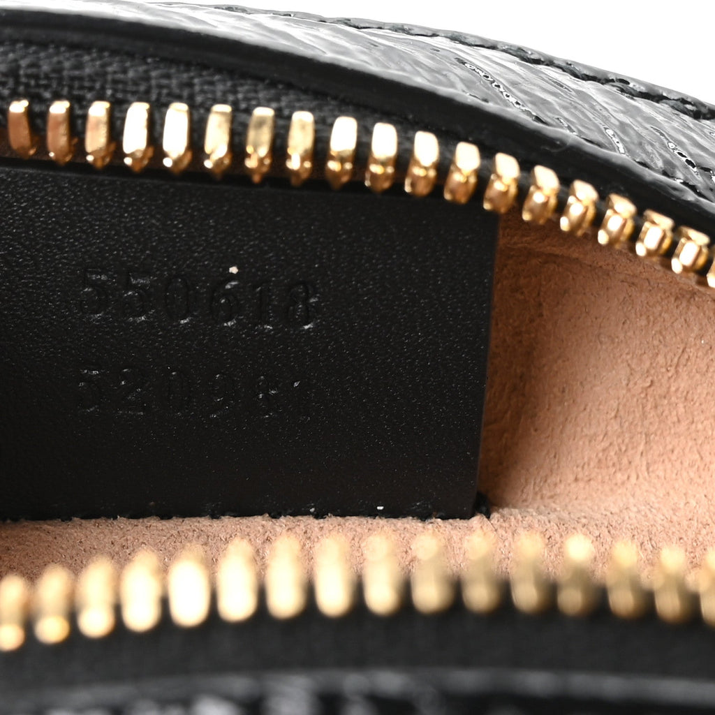 Suede Patent Web Mini Ophidia Round Shoulder Bag Black wholesalehk.shop